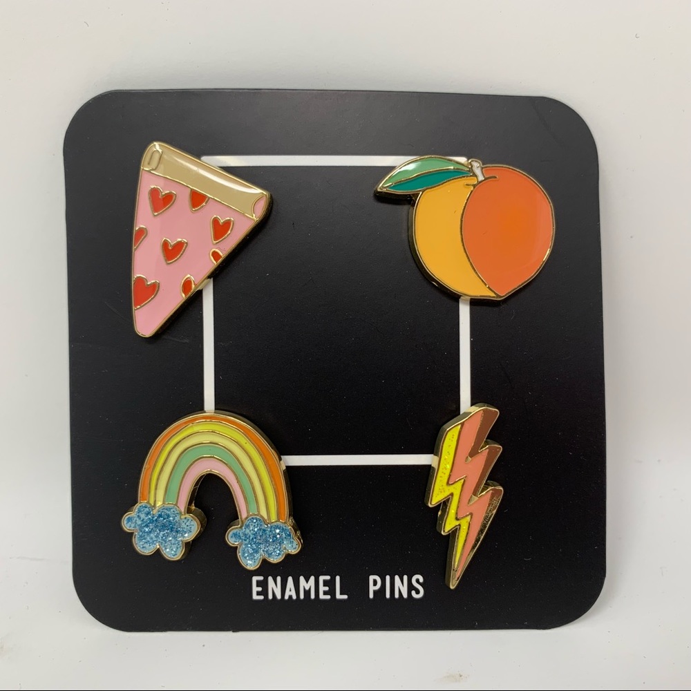 4/$25 NEW Enamel Lapel Foodie Purse Pins - Picture 4 of 6